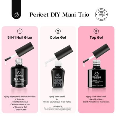 Beetles Gel Nail Kit (B-Medium Almond)
