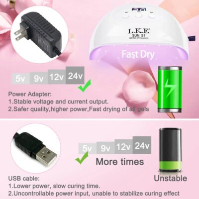 LKE UV LED Nail Lamp